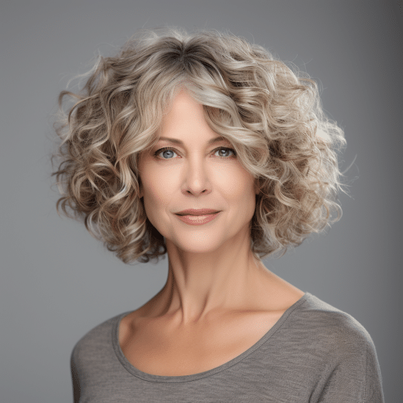 27 Flattering Curly Hairstyles for Women Over 60