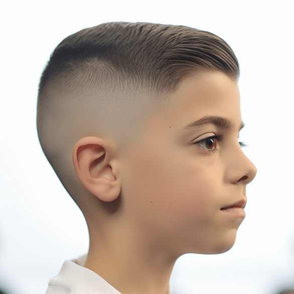 Crew Cut with Side Part