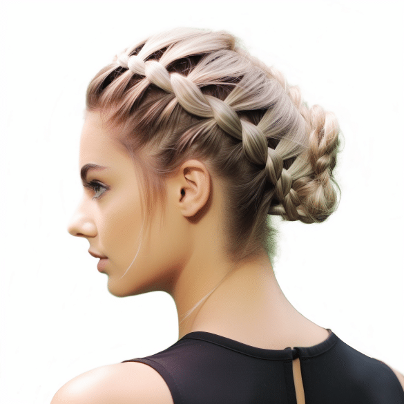 Infinity Braid Updo