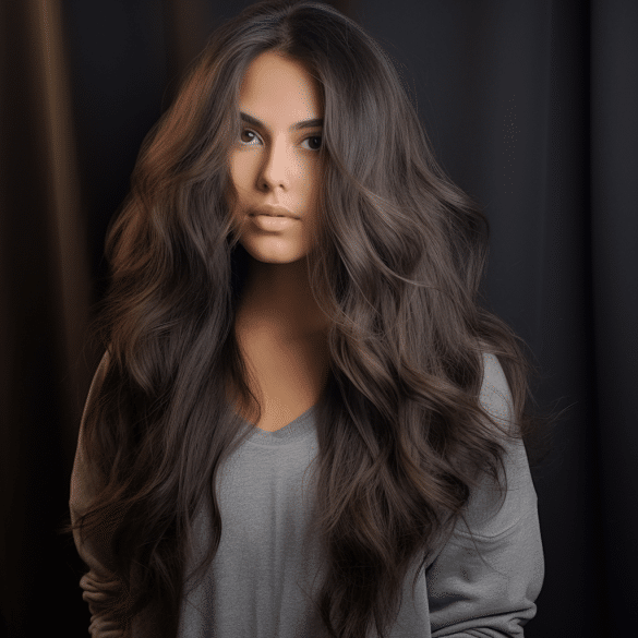Ultra Long Hair with V Cut Layers