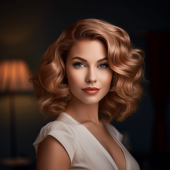 Vintage Glam Layers with Hot Rollers