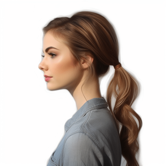 Voluminous Side Ponytail