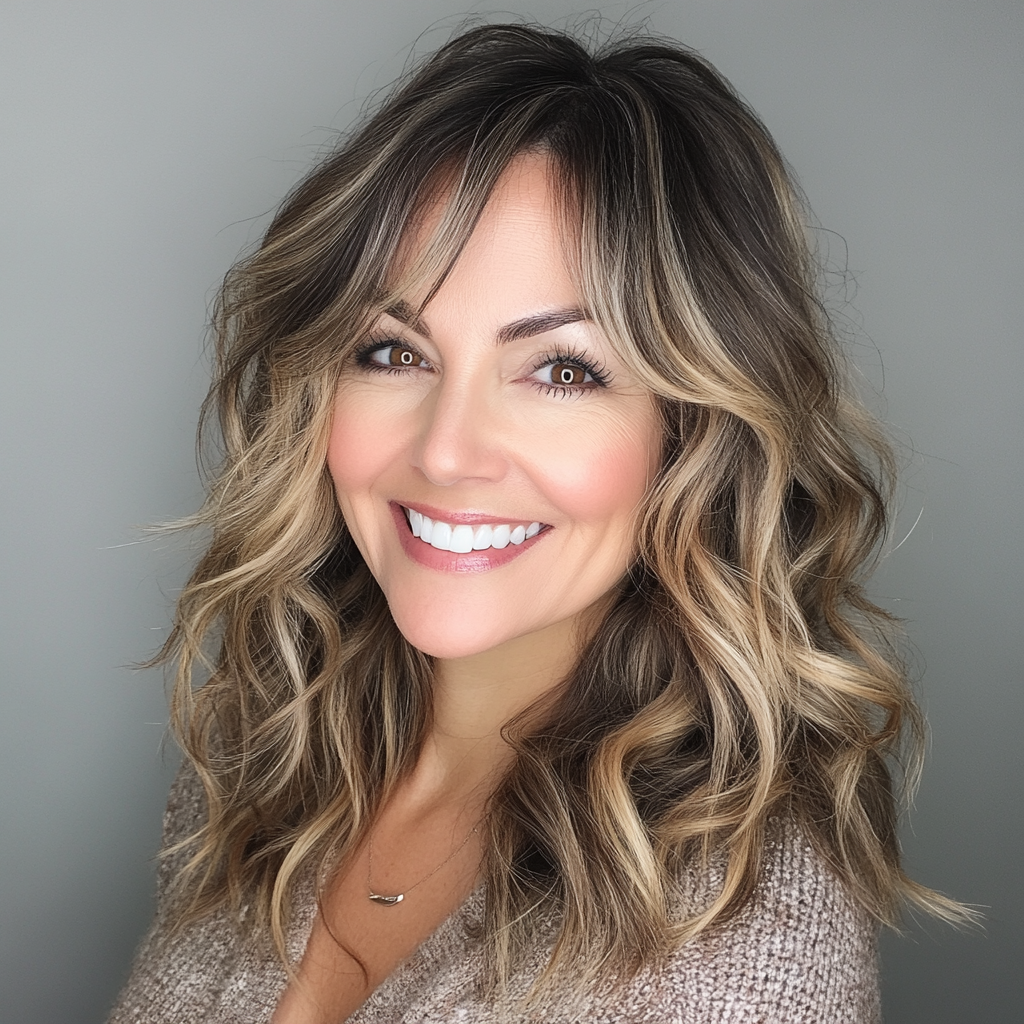 capecod8999 A pretty 45 year old woman with Balayage on Curls c7fe0a69 8c55 4e39 8078 3986f8c9caae 3
