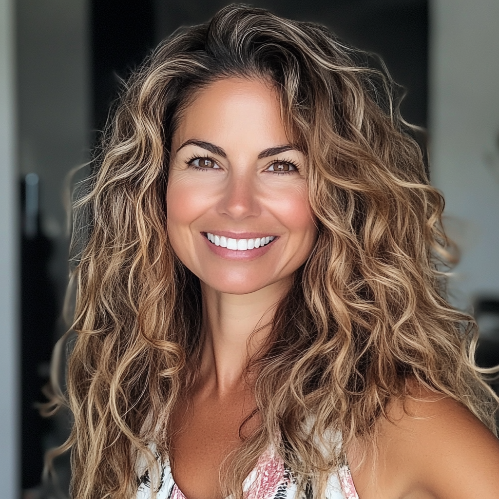 capecod8999 A pretty 45 year old woman with Tousled Curls wit 110d7540 58bc 4ad3 9c93 f791d698d558 2
