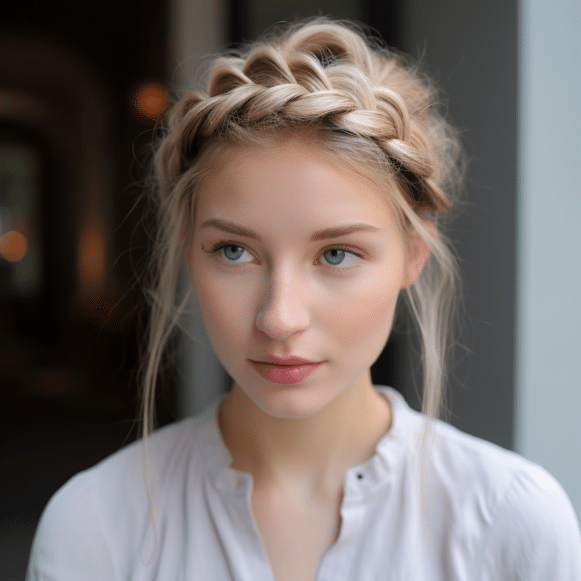 Braided Halo Crown