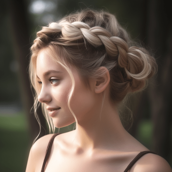 Chunky Crown Braid