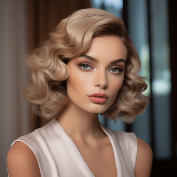 Glamorous Hollywood Waves