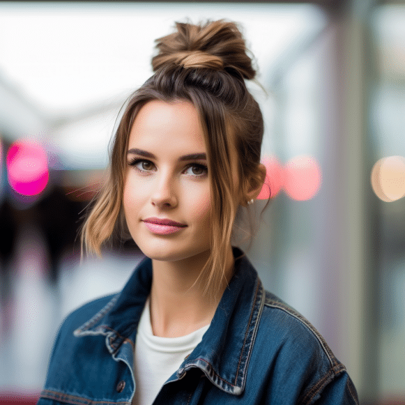 Half Up Top Knot