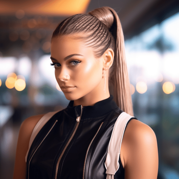 High Sleek Ponytail