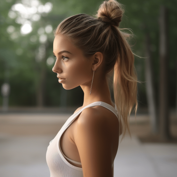 High Textured Ponytail