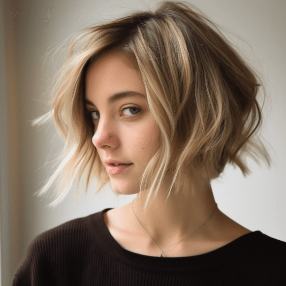 Subtle Tousled Bob