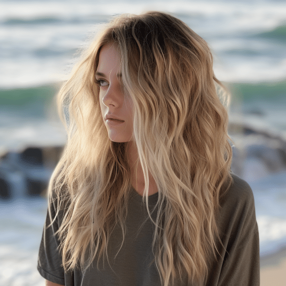 Textured Beachy Waves