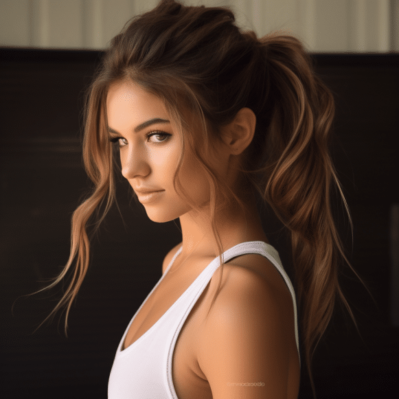 Textured Low Ponytail