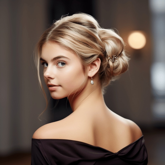 Twisted Low Chignon