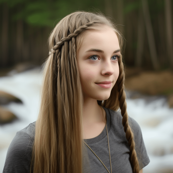 Waterfall Twist Braid