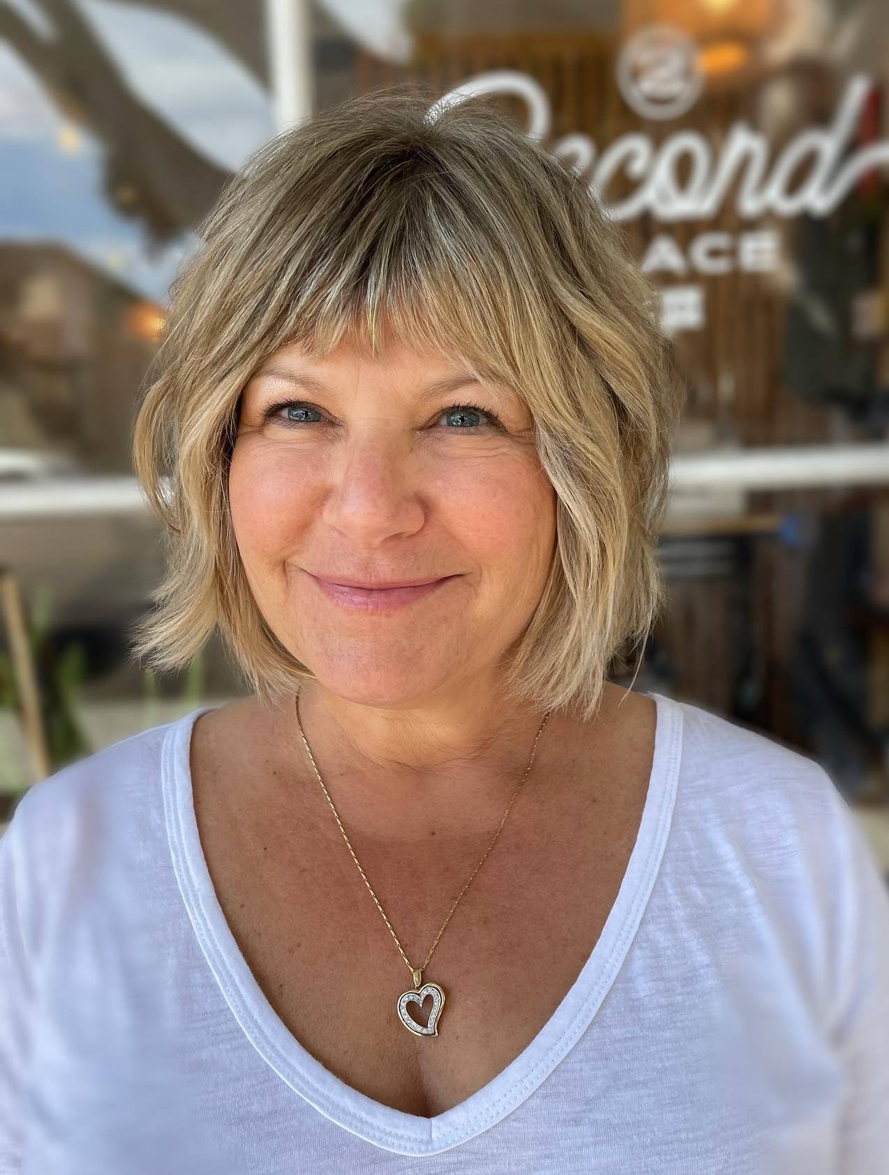 52 alt Shaggy Bob with Short Bangs for Older Women name sunnyhairdays