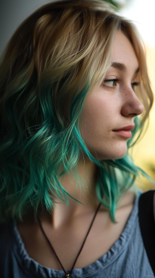 Dirty Blonde with a Hint of Green