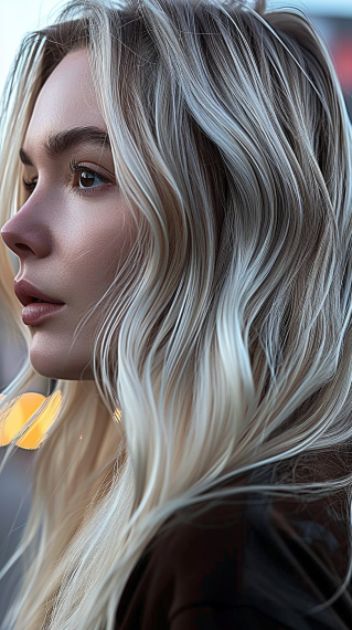 Dirty Blonde with a Silvery Sheen