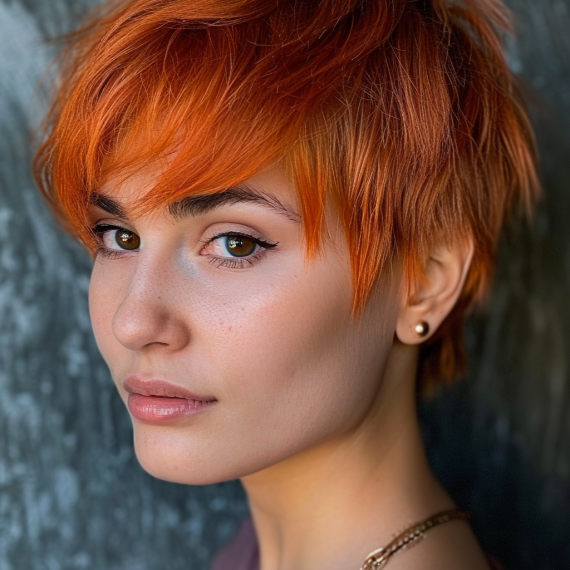 Dusky Orange with Layered