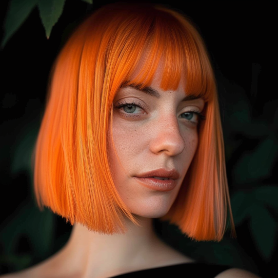 Radiant Orange with Classic Bob