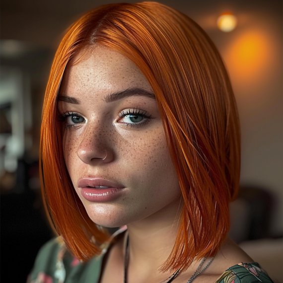 Rusty Orange Bob