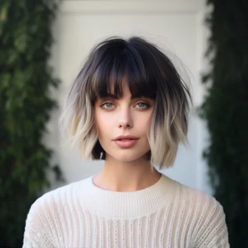 Shaggy Bob with Blended Bangs scaled