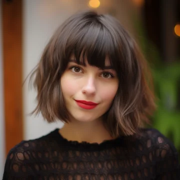 Shaggy Bob with Fluffy Bangs scaled
