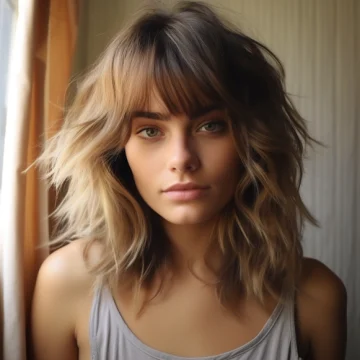 Shaggy Bob with Long Curtain Bangs scaled