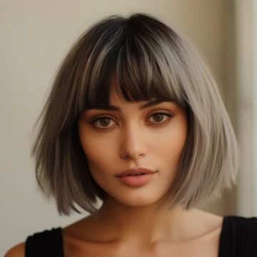 Shaggy Bob with Split Bangs scaled