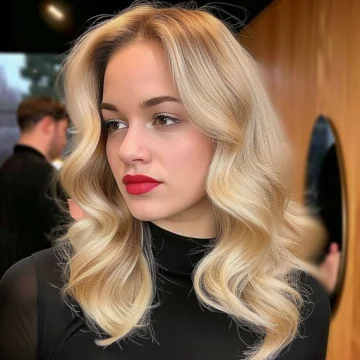 Amber Blonde with Retro Waves scaled