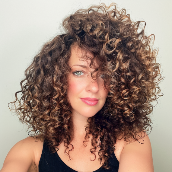 Bold Perm with Dramatic Volume