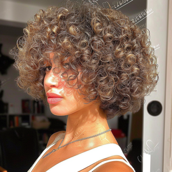 Chic Bob Perm with Defined Curls