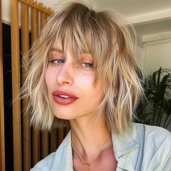 Feathered Bangs