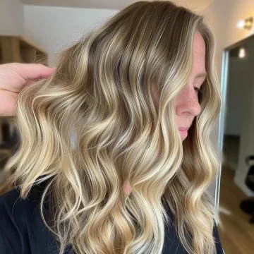 Flaxen Blonde with Boho Waves scaled