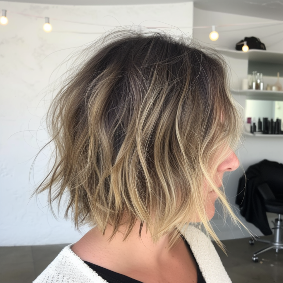 Contrasting Lengths in Layered Bob
