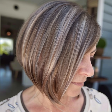 Elegant Bob with Subtle Highlights