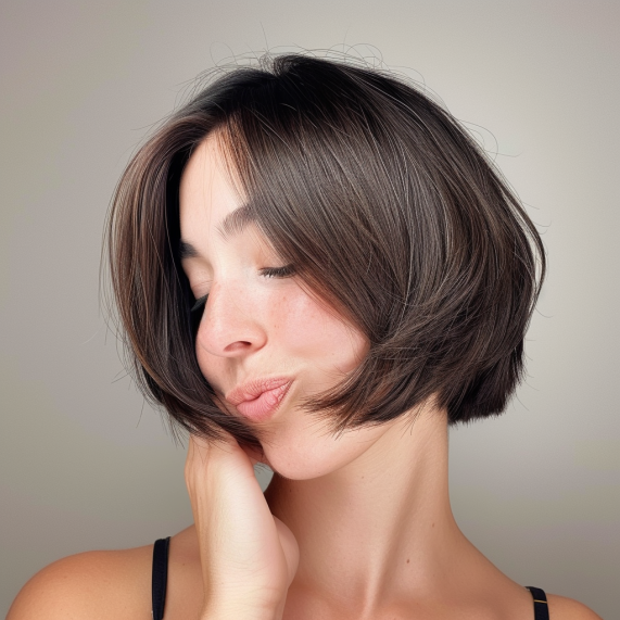 Invisible Layers in a Streamlined Cut Bob