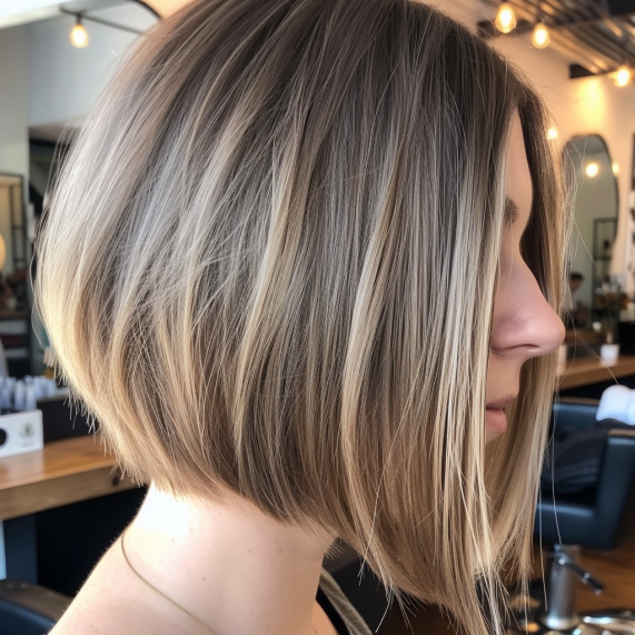 Progressive Layering in a Modern Bob