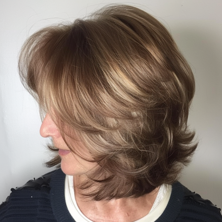 Shoulder Length Bob with Flipped Ends