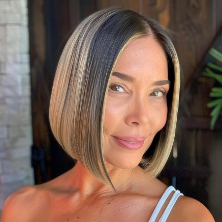 Sleek Angled Bob 1