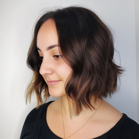 Softly Waved Layered Cut Bob