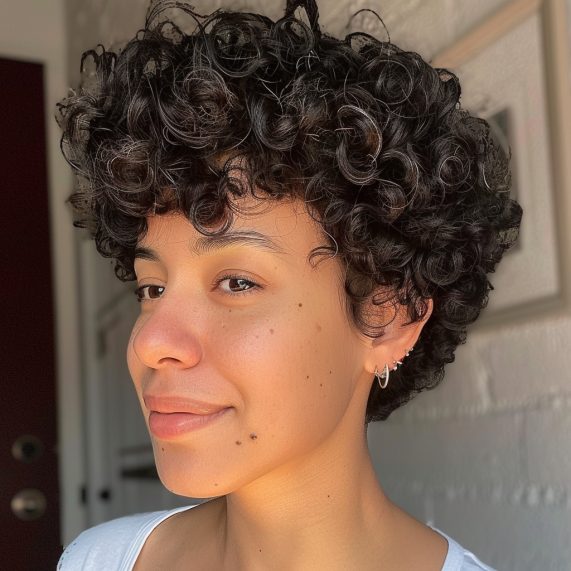 Tapered Natural Curls
