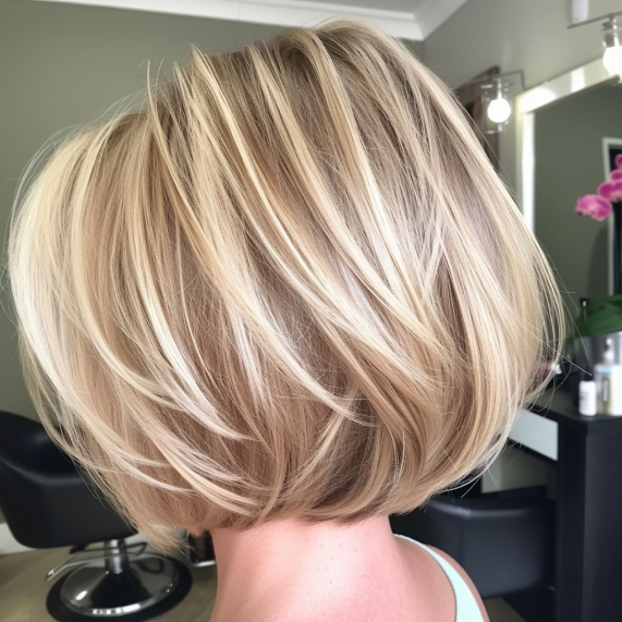 Understated Layered Underside Bob