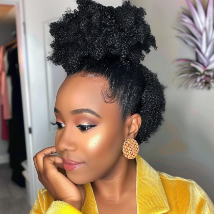 Sleek Pineapple Updo