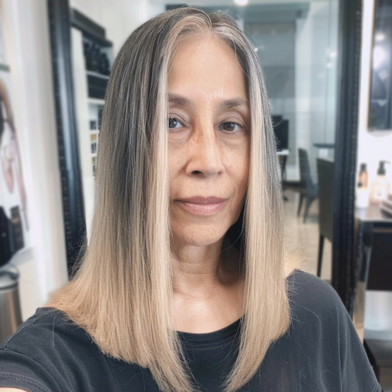 Sleek and Straight with Blunt Ends 1