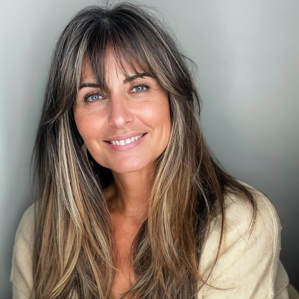 Lange Haare Mit Pony Ab 50