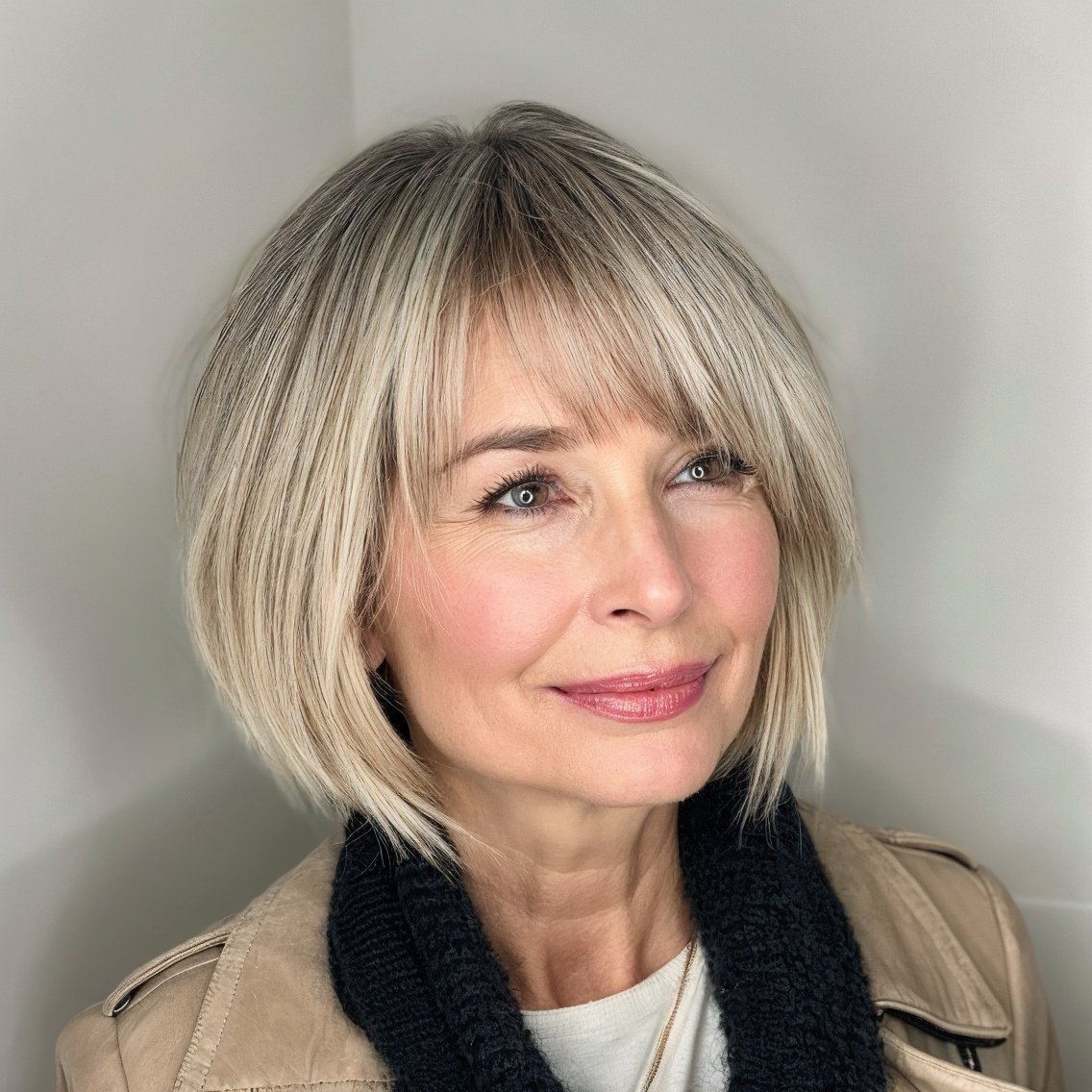35 Flattering Hairstyles With Bangs That Are A Hit With Women Over 50