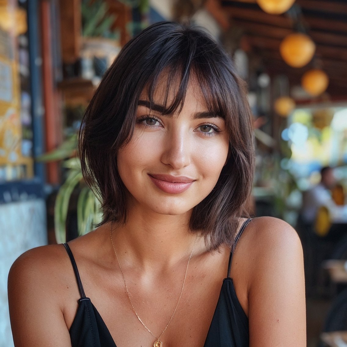 magnific 2MQgfeSfwkJ0vNyX6CjF Chin Length Razor Cut Bob with Side Swept Bangs
