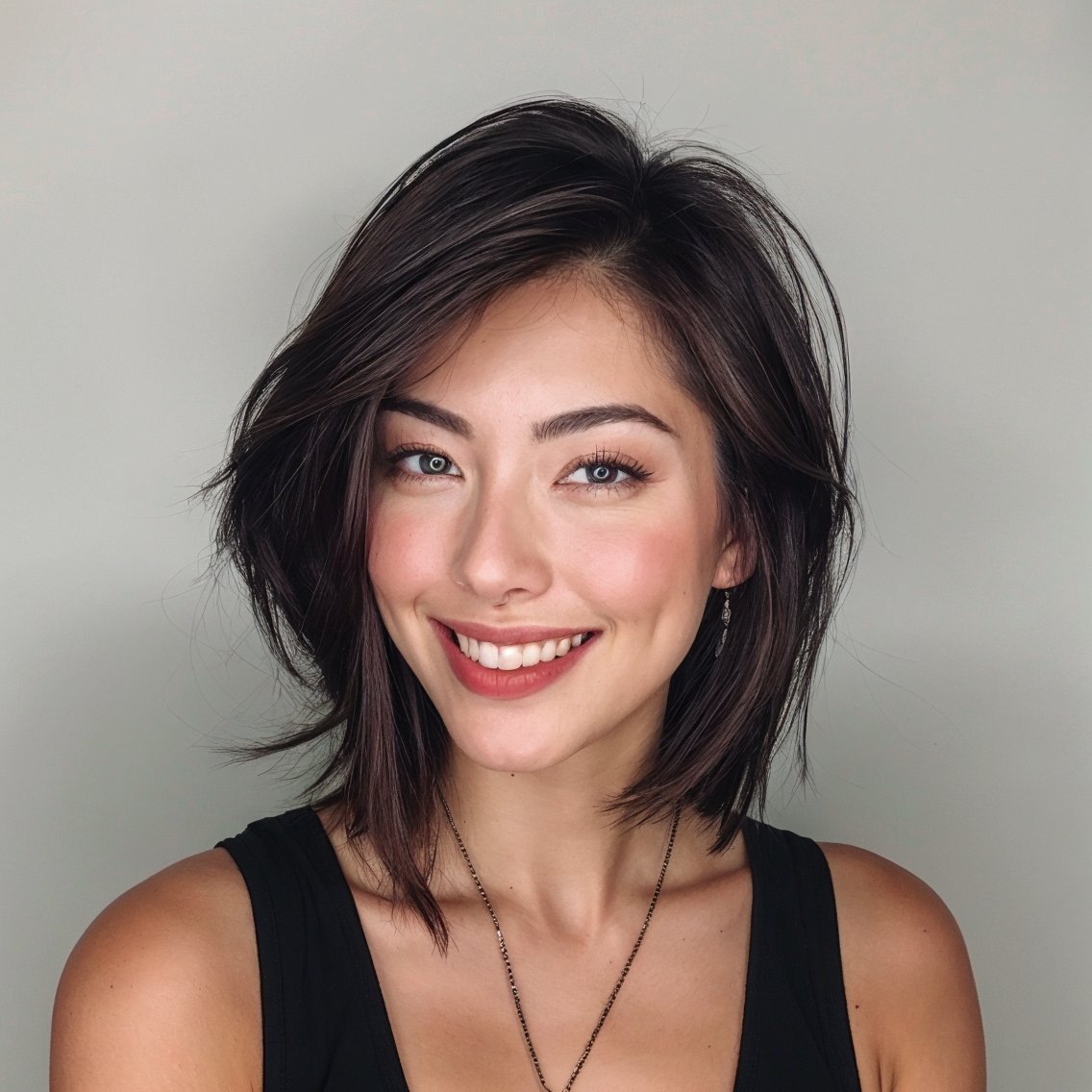 magnific B8CTuRsVpxkFCXiSM2AN Razored Bob with Long Side Bangs