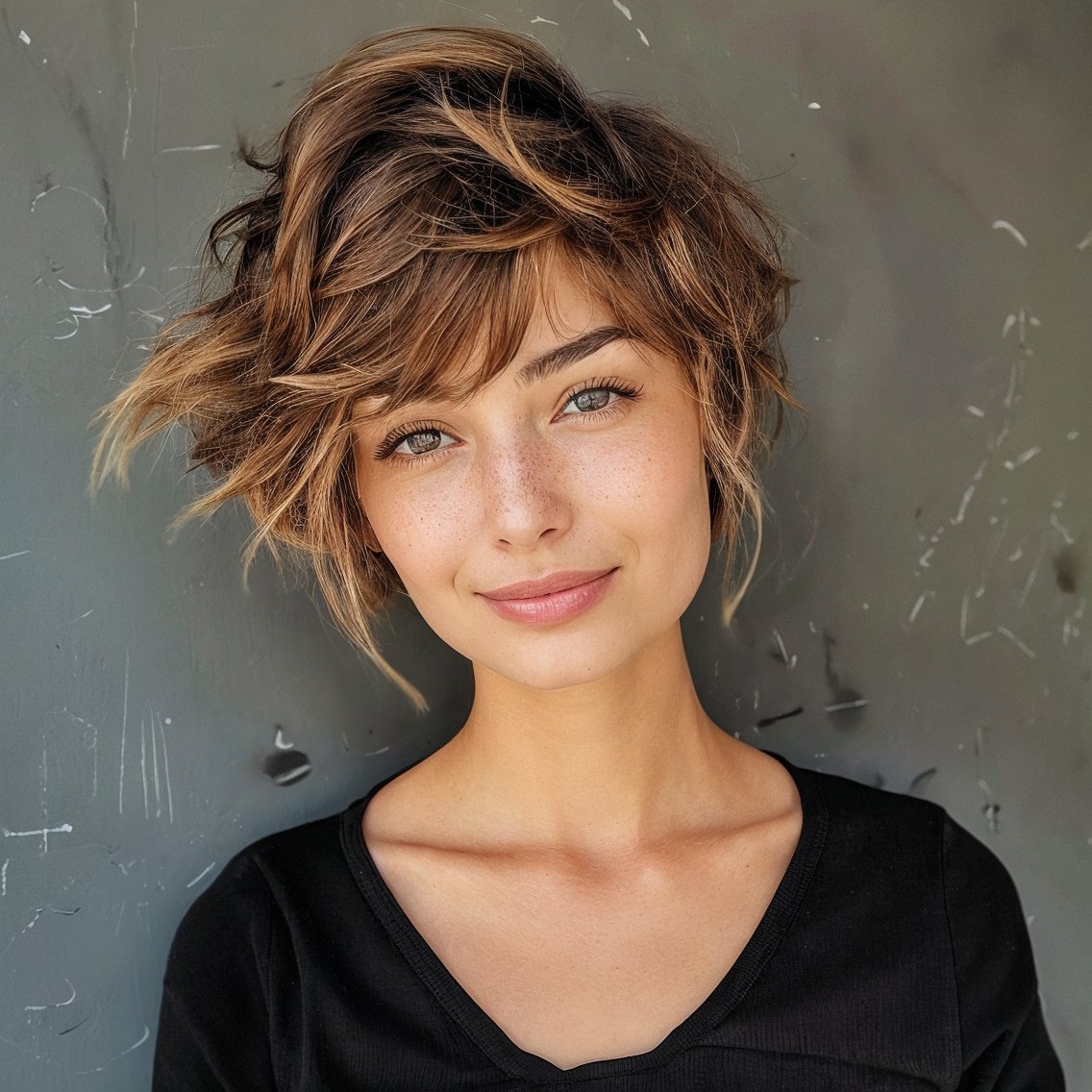 magnific B8lPqI0qxrk0wxFp25te Shaggy Pixie with Elongated Bangs